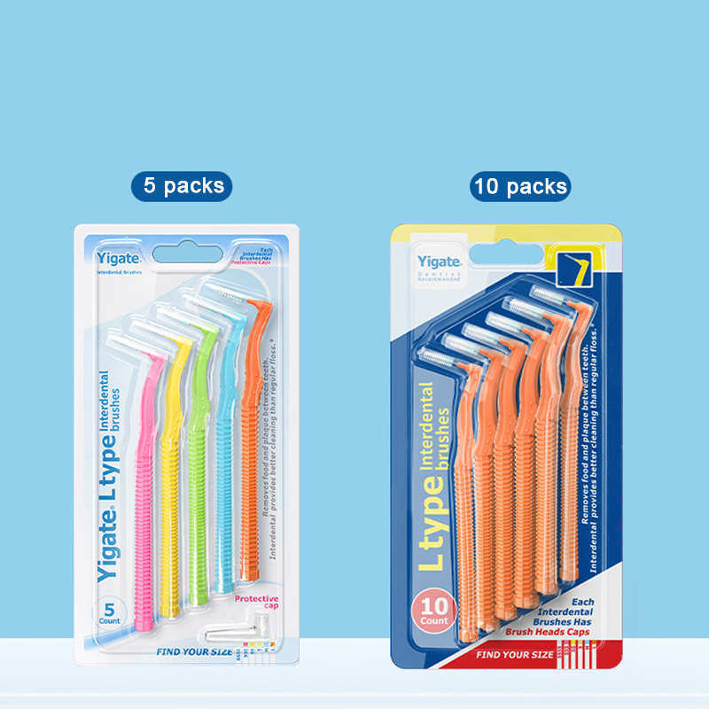 Cepillo dental de ortodoncia, brocha Interdental con cepillo