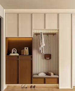 Zapatero de Madera con Diseño Moderno, Organizador de Almacenamiento de Zapatos, Mueble para Zapatos de Entrada - Product Image 5