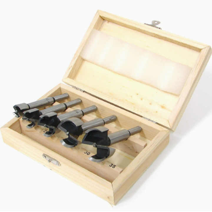 Professional 5Pcs Wood Forstner Drill Bit Set Wood Blind Hole Saw With ...