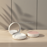 Conteneur d'emballage cosmétique compact à double étage en plastique ABS écologique, matériaux recyclés, forme de palette d'ombres à paupières personnalisée