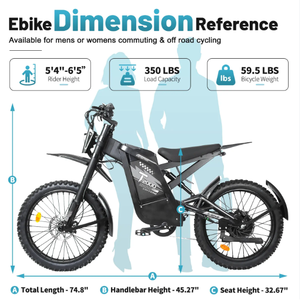 Bicicleta Eléctrica de Montaña GT2000 con Llantas Gruesas de 24 Pulgadas, 1000w, Almacén en EE. UU. y la UE - Product Image 2