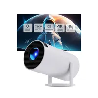 Mini proyector inteligente HY300 Estilo libre para XiaoMi Android WIFI Home Cinema 720P al aire libre 1080P 4K compatible con HDMI USB