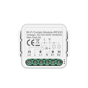 Módulo de Interruptor de Cortina Inteligente Wifi Tuya para Automatización del Hogar, Compatible con <span class=keywords><strong>Alexa</strong></span> y Google Home, PST-C01+RF - Product Image 1