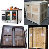 Glacière de Table pour supermarché, coffre de qualité supérieure en option, congélateur Horizontal Commercial pour Table de supermarché