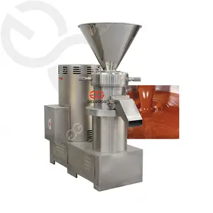 Elektrische Eetbare Drank Cacao Bonen Pasta Slijpen Natte Grinder Bonen Colloïdmolen Apparatuur Pure Cacaoboter Making Machine