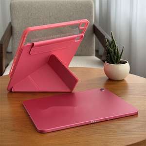 Funda para iPad 11 modelo 2025 3Y, plegable, sin ranura para lápiz, de acrílico transparente delgado para iPad 10 de 10.ª generación - Product Image 4