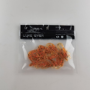 Leurre souple de pêche à queue fendue MINI Grub de 4cm et 0.7g, 20 pièces/sac - Product Image 2