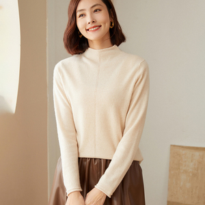 Vente en gros de <span class=keywords><strong>pull</strong></span> tricoté en cachemire personnalisé de haute qualité pour femmes <span class=keywords><strong>pull</strong></span> tricoté <span class=keywords><strong>chaud</strong></span> d'hiver <span class=keywords><strong>pull</strong></span> en cachemire pour femmes <span class=keywords><strong>pas</strong></span> <span class=keywords><strong>cher</strong></span> - Product Image 3
