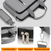 Portable voyage affaires Style coque d'ordinateur 13/14/15.6 pouces simple bandoulière élégant Polyester pochette pour ordinateur portable