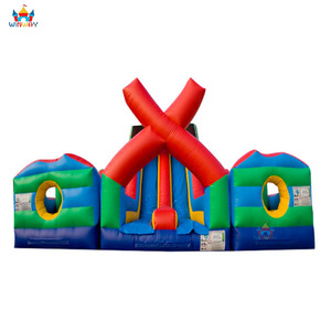 Alquiler de Pista de Obstáculos Inflable Extreme Rush WINWAY - Material de PVC, Tamaño 12x8x4m, Garantía de 3 Años, Capacidad para 20 Personas - Product Image 6