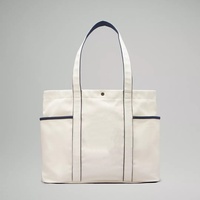Sac fourre-tout en toile de coton uni, grande capacité, imperméable, écologique, personnalisable avec fermeture ouverte et logo imprimé