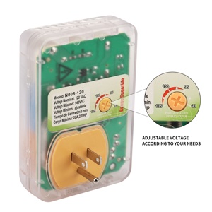 Bảo Vệ Tăng Outlet Có Thể Điều Chỉnh Điện Áp Bảo Vệ Điều Chỉnh Cho Nhà 220V 20A 4400W LED Chỉ Số & Chức Năng Chậm Trễ - Product Image 5