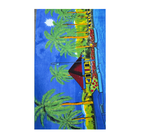 Durable Printed Terry <b>Towels</b> 100% Cotton <b>Ring</b> Spun Absorbent Hand Face and Bath <b>Towels</b> Screen Printing Custom Designs for Hotel - Product Image 1