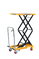 150kg 720mm PT150A Portable Mini plate-forme élévatrice manuelle à ciseaux simple Table élévatrice hydraulique légère et petite