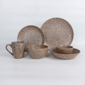 Vente chaude <span class=keywords><strong>Grès</strong></span> Couleur Glaçure <span class=keywords><strong>Vaisselle</strong></span> Céramique Assiettes Bol Tasses Ensembles De <span class=keywords><strong>Vaisselle</strong></span> 16 Pièces Porcelaine Service De Dîner - Product Image 1