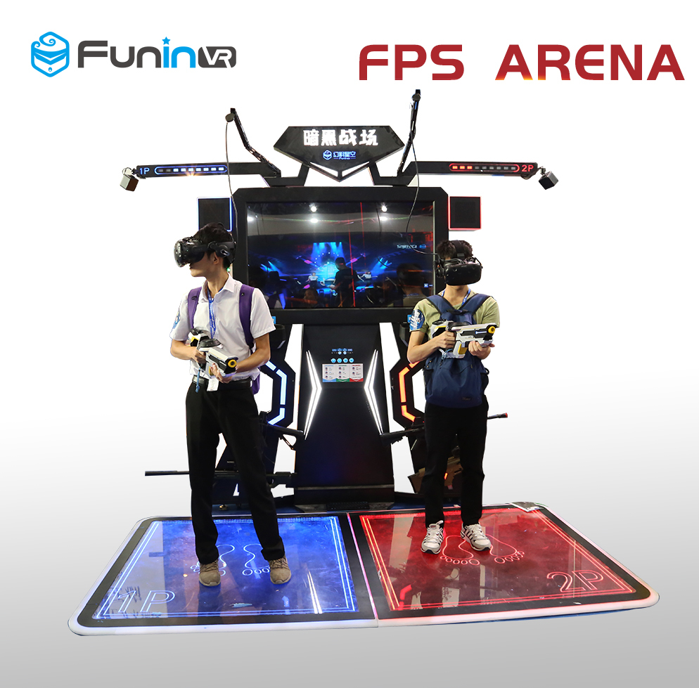 Machine à emballer Guangzhou FPS 2 joueur VR simulateur de jeux pour le plaisir