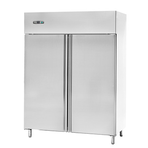 Congelador Vertical de Acero Inoxidable de 2 Puertas en Oferta, Uso Comercial en Restaurantes, Sistema de Congelación Profunda, Enfriamiento por Ventilador, Puerta Única - Product Image 6
