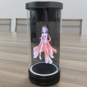 Mới nhất 5.5 inch LCD độ nét cao màn hình 3D Holographic quảng cáo hiển thị máy chiếu máy tính để bàn Holographic tủ trưng bày - Product Image 2