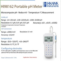 HI98161 HI98168 Testeur portable multiparamètres PH-mV-C F à micro-ordinateur