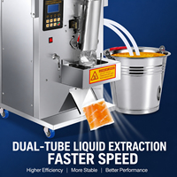 Machine d'emballage de liquides 5-750 ml pour jus, boissons, lait de soja, sauces, vinaigre, huile, eau – Machine de remplissage et d'emballage de liquides à scellage arrière