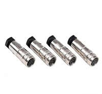 Connecteur circulaire étanche à 12 broches M16-J09-12-1, mâle et femelle, plaqué cuivre, résistant aux vibrations, connecteur aéronautique