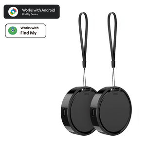 ポータブルラウンドデュアルシステムキーウォレットカードバッグロケータ高齢者認定Google AndroidとIOS Find My Device GPSトラッカー - Product Image 1