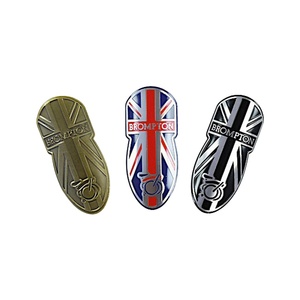 Aluminium Tige Cadre Badge pour Brompton