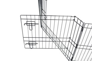 Jaulas plegables de metal para ejercicio de 8 paneles para mascotas, cercas para perros y gatos con cubierta superior y almohadilla inferior - Product Image 5