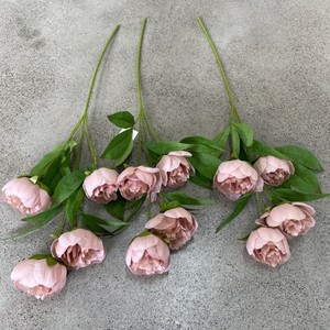 Fiori Artificiali Peonia a 4 Teste Realistici Fatti a Mano in Seta, Bouquet Moderno Minimalista per la Casa - Ingrosso Besten Flowery - Product Image 4