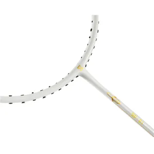 Racchette da Badminton economiche in fibra di carbonio ad alte prestazioni con corde da 23 libbre a bassa tensione