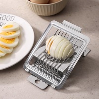 Home Accessories Multi-functional Creative 430 Stainless Steel Egg Fruit Cutter Slicer Multi-purpose Kitchen Slicer Tool