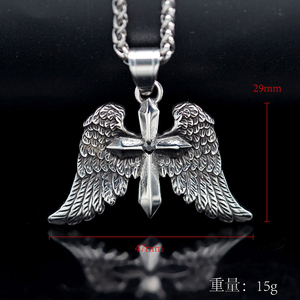 Ожерелье с крестом из нержавеющей стали - Product Image 5