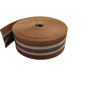 Sangle en sangle jacquard colorée en <span class=keywords><strong>nylon</strong></span> et polyester, tendance, pour sacs et ceintures – Offre Spéciale - Product Image 2