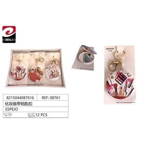 Makeup Mirror With Keychain 12 Pcs Compact Vanity Mirror For Women Cosmetic Bag Accessory - Product Image 1