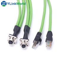 M12 A D X Code 4 broches 8 broches Ethernet industriel Cat6 A Cat5 E câble mâle femelle connecteur blindé
