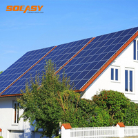 SOEASY SUS304 Crochet de toit solaire réglable pour système de montage de panneaux photovoltaïques Support de tuiles en acier inoxydable Système de fixation