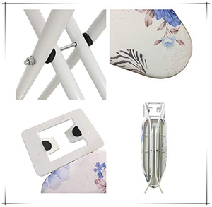 Planche à repasser verticale personnalisable, pliable pour la maison, avec housse en coton métallique pour vêtements - Product Image 4
