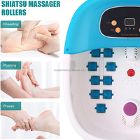 Machine de massage des pieds Mimir à prix avantageux avec contrôle informatique, chauffage, lumière rouge, bulles d'oxygène, température 35-48°C