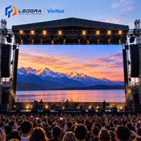 Écran LED d'extérieur P3.91 7680Hz 5000cd IP65 Plug and Play avec contrôleur vidéo et flight case pour les entreprises de production événementielle