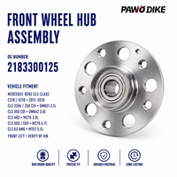 Unité de roulement de moyeu de roue avant automobile OE 2183300125 pour Mercedes-Benz Classe CLS X218 C218 – Pièce de rechange pour châssis
