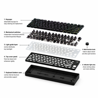 75 Key Hot Swap Hall Effect Gaming Keyboard GK75 2.4G Wired 3 Mode Low Latency for PC Mac