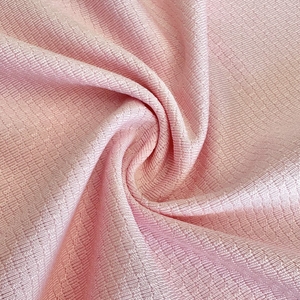 Nuevo diseño 90% poliéster 10% Spandex patrón de onda Check tejido de Yoga texturizado 150gsm Jersey de alta elasticidad para ropa de Fitness - Product Image 2