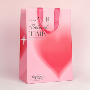 Bolsa de mano mate pequeña Rosa Bolsas de transporte de cinta para el Día de San Valentín - Product Image 3
