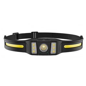 Headlamp H306 Rechargeable 1200mAh LED Light Sensor <b>Mining</b> <b>Lamp</b> Headband Style - Product Image 1