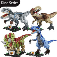 Modelo de Dinosaurio, Bloques de Construcción de Partículas Pequeñas de Plástico ABS, Más de 800 Piezas, Juguete Educativo de Ensamblaje DIY para Mayores de 6 Años, Unisex