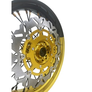 Juego de Ruedas <span class=keywords><strong>Supermotard</strong></span> de Estilo Nuevo de 16/17 Pulgadas para Motocicletas de Cross de 125cc y 250cc, Ruedas de Repuesto para Motocicletas Todoterreno - Product Image 5