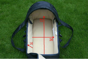 Venta al por mayor cestas de bebé cesta de regalo plegable para bebé cestas de bebé portátiles desmontable lavable recién nacido senderismo portadores - Product Image 2