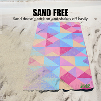 Eco Friendly Sand Free Quick Dry Super Absorbent Compact Oversized Large Towels Microfiber Lightweight Thin Beach Towel