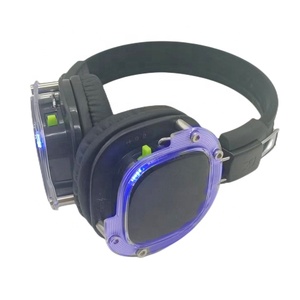 Auriculares inalámbricos y transmisor para fiestas, dispositivo de audio silencioso, Ed - Product Image 2