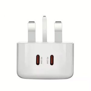 20W Fast Charger Dual Type C Fast Charging <b>USB</b>-C Power Adapter Supply 40W 2Type C Charger for Smart Phones - Product Image 1